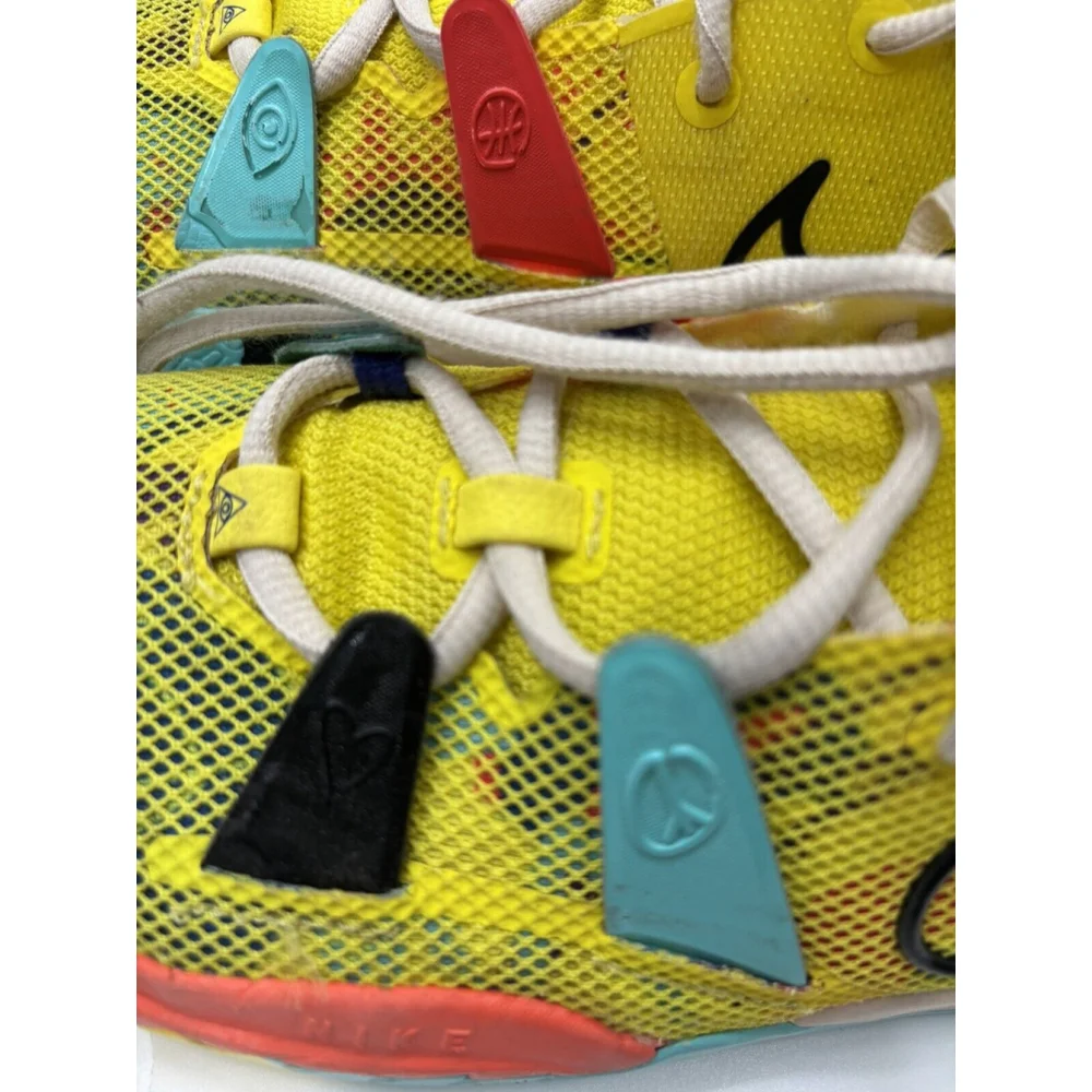 Nike Kyrie 7 GS World 1 People Size 6.5Y Yellow Colorful 2021 CT4080-700